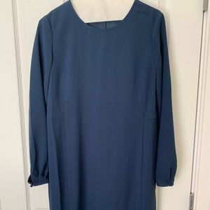LOFT Navy blue maternity dress
